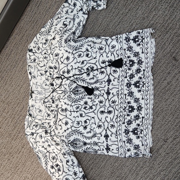 Kobi Halperin Verona Floral Silk Blouse Size XL - Picture 10 of 15